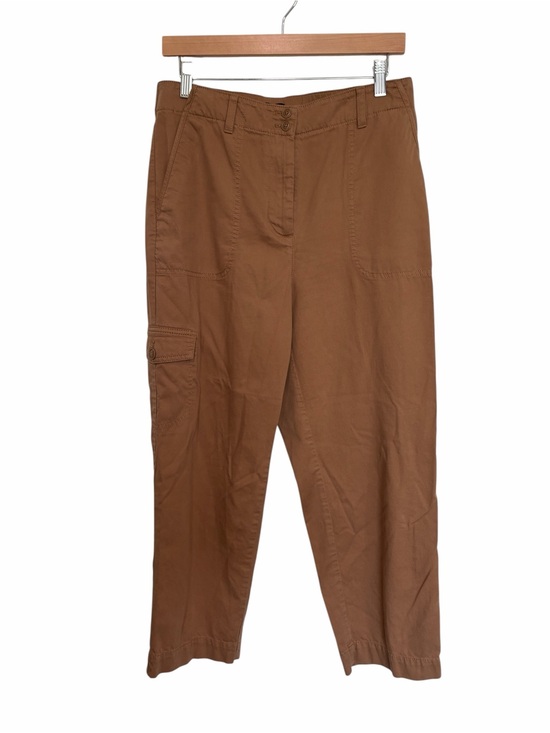 Talbots Pants - Talbots Women's relaxed fit Cargo Pants in Brown elastic back